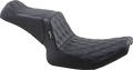 LE PERA Tailwhip Seat - Double Diamond - Black - FXR '82-'00 L-588DD