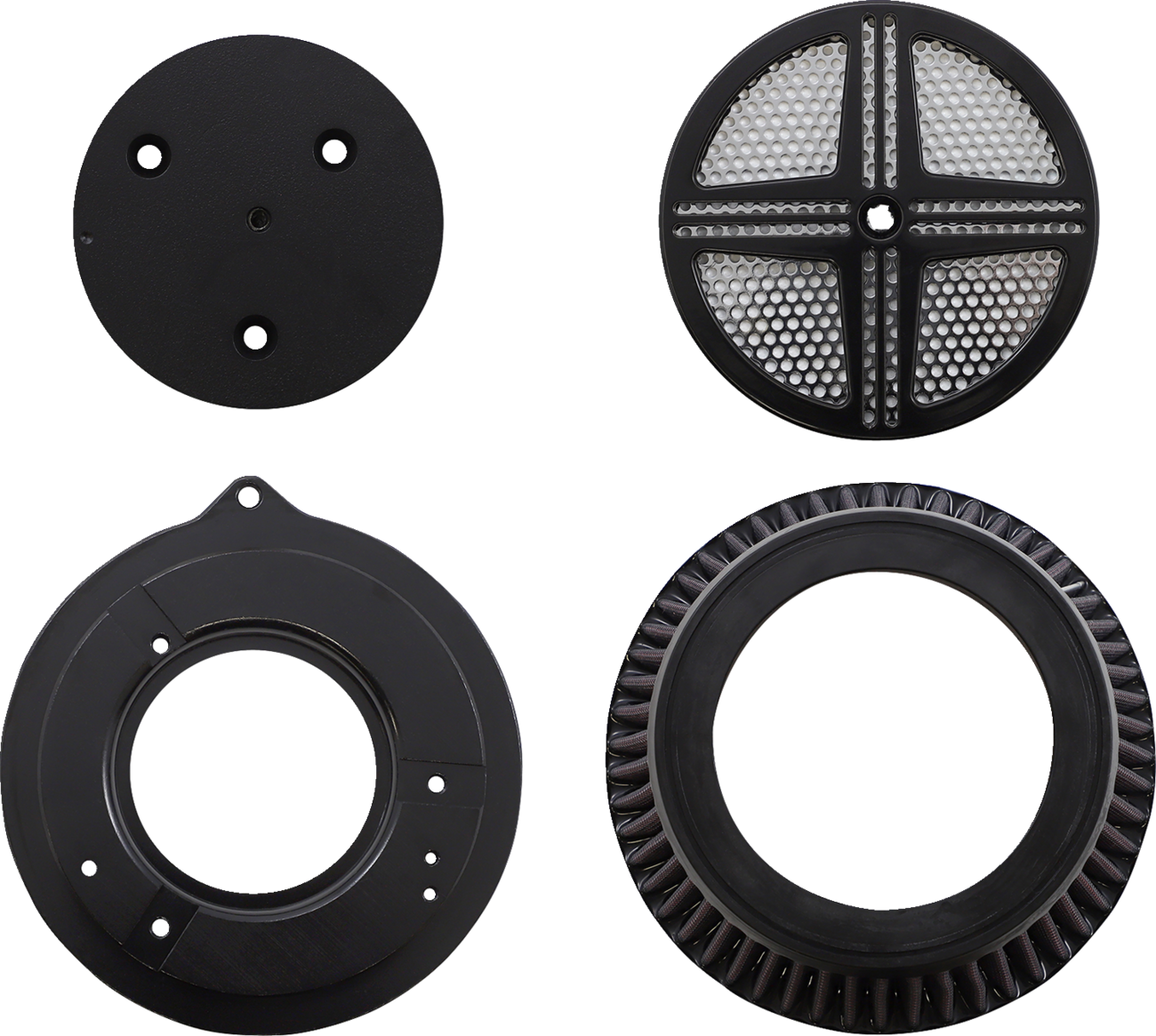 BARON XXX Air Cleaner - Black - V-Star 650 BA-2311-00B
