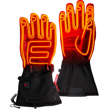 GERBING HEATED CLOTHING Women's 7 V S7 Battery Heated Gloves - Black - XS GERGVS7WBXS