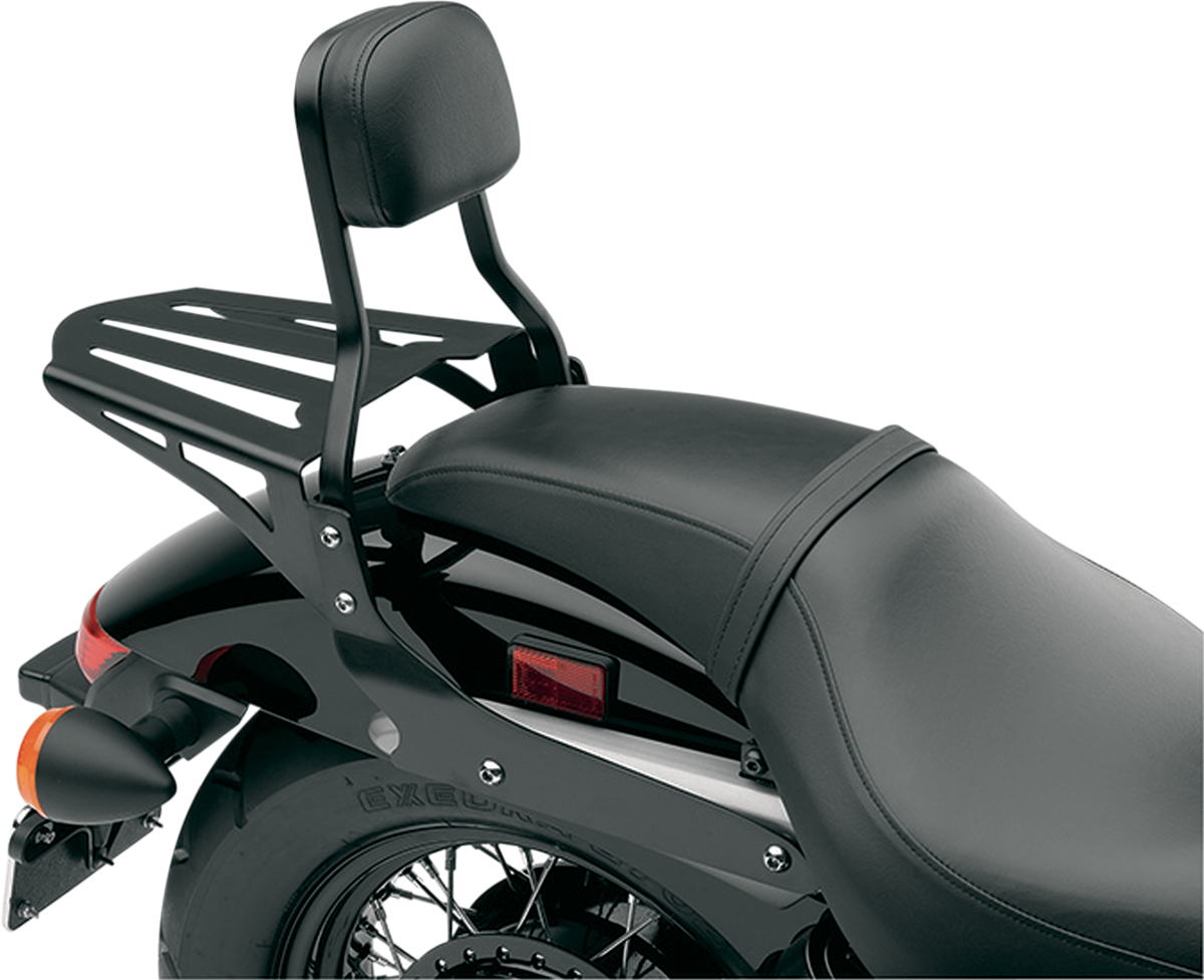 COBRA Sissy Bar Luggage Rack - Black - Laser-cut 02-3602B