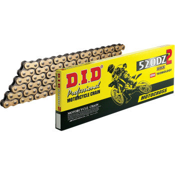 DID 520 DZ2 - Drive Chain - 114 Links - Gold and Black M520DZ2X114RB