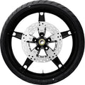 COASTAL MOTO Daytona Front Wheel - Black (21") | Rotor (12.6) | Dunlop AE Tire (130/60B21) PKG-DAY213SB-24ABST