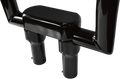 DRAG SPECIALTIES Risers - 4" - Big Buffalo - Top - Black 0602-0605
