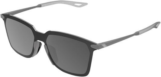 100% Legere Sunglasses - Square - Stone Gray - Black Mirror 61041-289-61