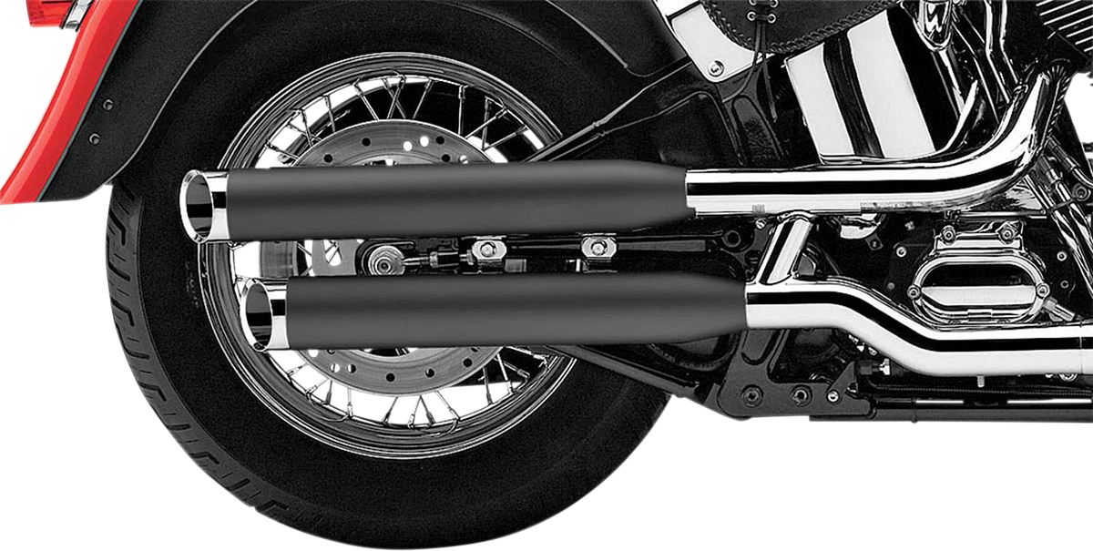 COBRA Black Slashcut Mufflers 6006B