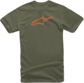 ALPINESTARS Ageless T-Shirt - Military/Orange - XL 1032720306940XL