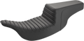 SADDLEMEN Step-Up Seat - Front Tuck-n-Roll - Black 897-07-171