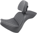 SADDLEMEN Explorer Seat - LS - Includes Backrest - FXBR/S '18-'19 818-31-030LS