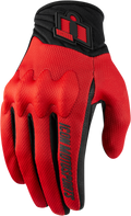 ICON Anthem 2 CE™ Gloves - Red - Medium 3301-3684