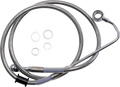 DRAG SPECIALTIES Brake Line - +4" - Stainless Steel - '15-'17 Softail 618299-4