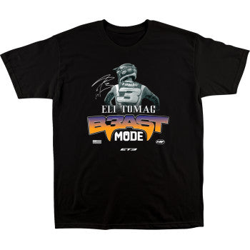 FMF Beast Mode T-Shirt - Black - Medium  SU25118911BLKMD