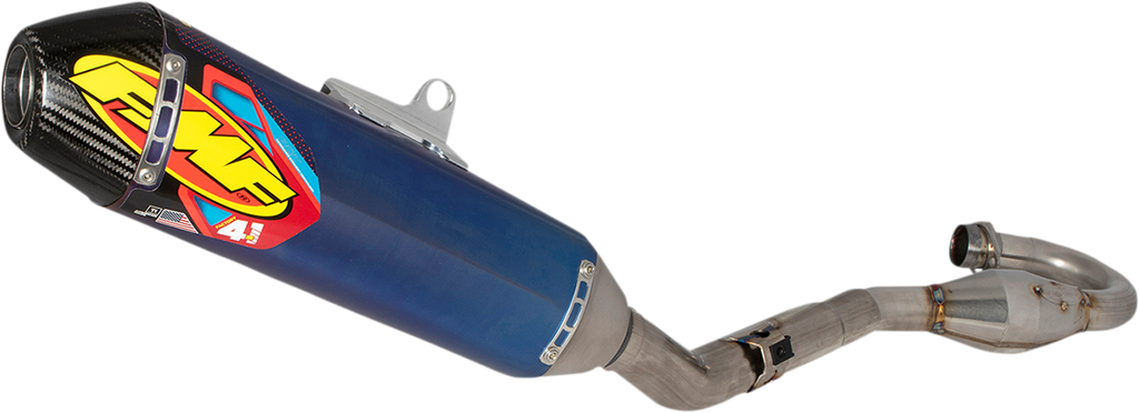 FMF 4.1 RCT Exhaust with MegaBomb - Anodized Titanium KTM 500 XCF-W /Husqvarna  FE501  2020-2022 045663 1820-1960