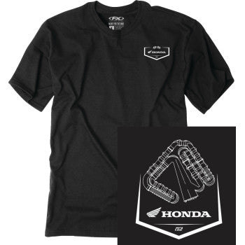 FACTORY EFFEX Honda Track T-Shirt - Black - Medium 28-87302