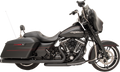KHROME WERKS 2:2 Dominator Exhaust System - Black - '09-'16 FL - With 4-1/2" Muffler 200830