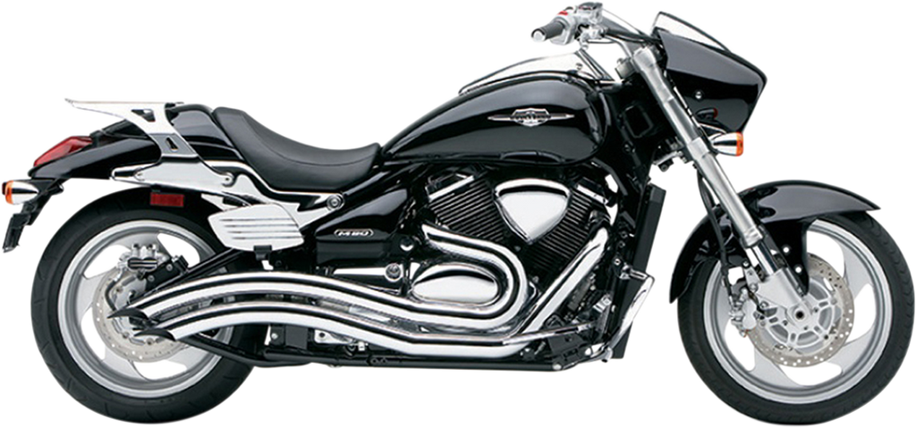 COBRA Speedster Swept Exhaust - Chrome - M90 3223