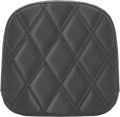 SADDLEMEN Sissy Bar Pad - Lattice Stitched - Black 0407SDC