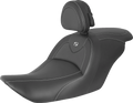 SADDLEMEN Roadsofa Carbon Fiber Seat - Carbon Fiber Weave - with Backrest - GL1800 '14-'17 H23-20-185BR