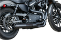 S&S CYCLE 50 State 2:1 Black Exhaust for XL 550-0952A
