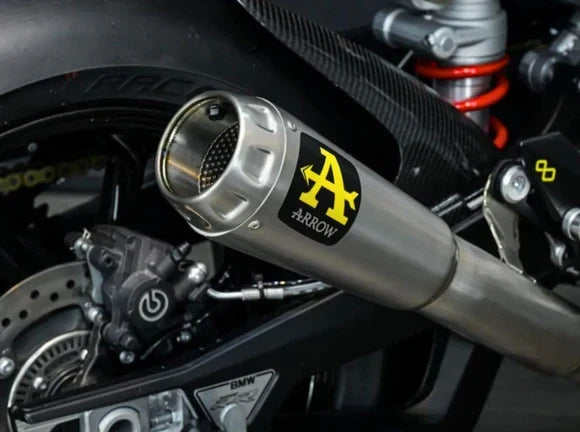 71206CP Arrow K63 S1000RR 20-25/M1000RR 23-24 Competition Evo Full Exhaust Titanium with STEEL headers