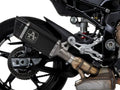 71506PTN Arrow HOMOL Pista Slip-on Exhaust, Titanium Dark for BMW M/S1000RR 20-25