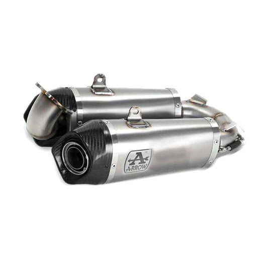 Arrow Panigale V2 955 2020 -2024  Racing Titanium Work Exhaust (R+L) With Welded Stainless Steel Link Pipe 71160pk