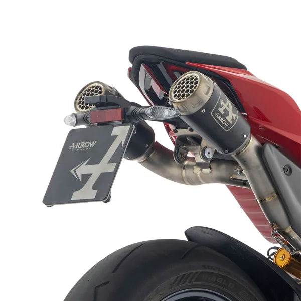 71253CP Arrow Exhaust full system Ducati Panigale V4 2025 2026 Full High Pro-Race Titanium Black Racing