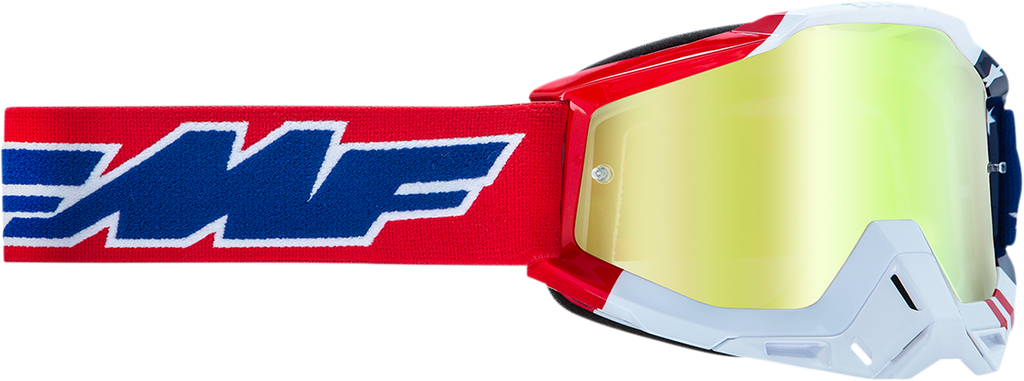FMF PowerBomb Goggles - US of A - Gold F-50037-00006 2601-2982