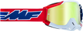 FMF PowerBomb Goggles - US of A - Gold F-50037-00006 2601-2982