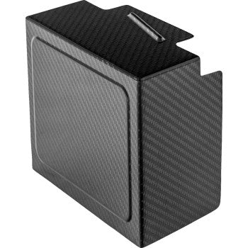 SADDLEMEN Battery Cover - Carbon Fiber - Matte Black CF-899-04-002M