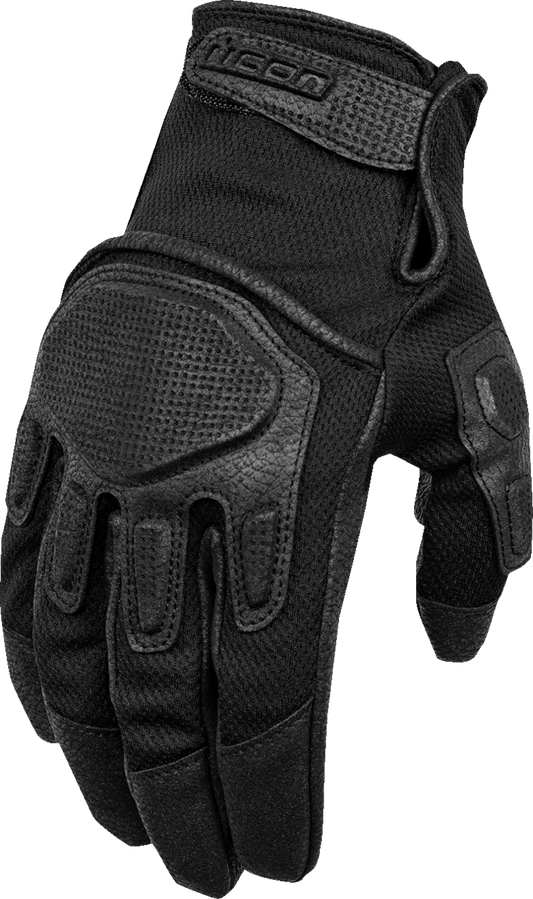 ICON Punchup CE™ Gloves - Black - Large 3301-4590