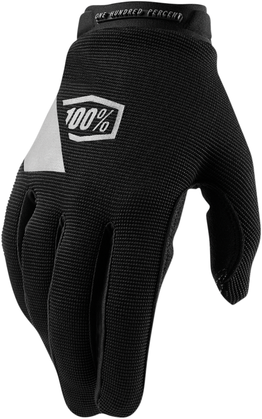 100% Women's Ridecamp Gloves - Black/Charcoal - Large 10013-00003