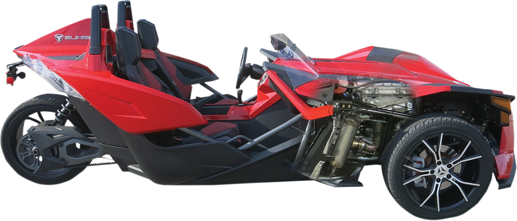BASSANI XHAUST Muffler - Stainless Steel - Slingshot  Polaris Slingshot  2015-2016 6S17