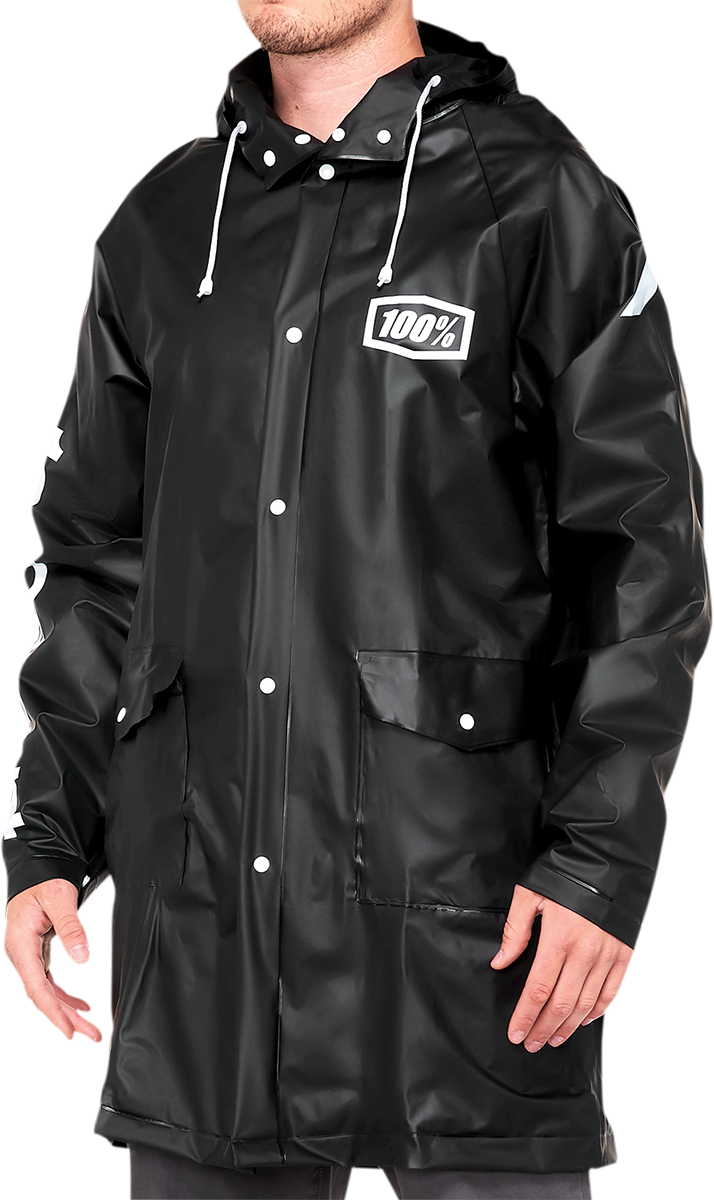 100% Torrent Raincoat - Black - Large 20040-00002