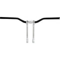 PERFORMANCE MACHINE (PM) Phatbar & Riser Kit - Internal Wiring/Gauge Mount Holes - 11-1/2" - Chrome 0208-2197M-CH