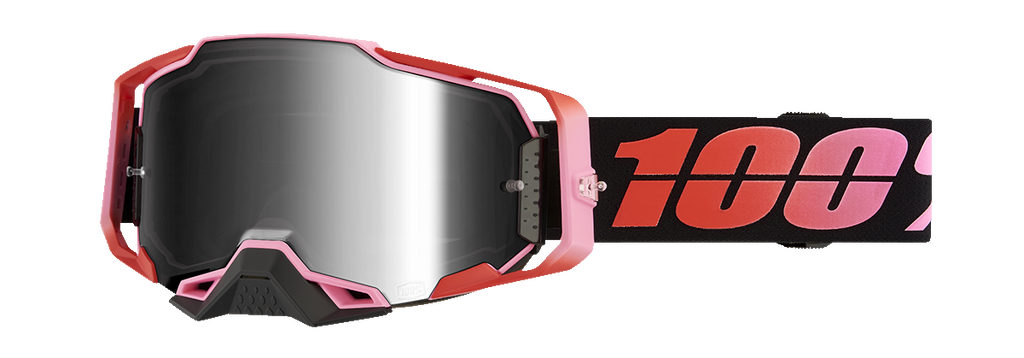 100% Armega Goggles - Guerlin - Silver Mirror 50005-00023