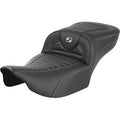 SADDLEMEN Roadsofa™ Extended Reach Seat - without Backrest - Tuck-n-Roll - Carbon Fiber - FLTR/FLHX '23-'24 823-07-20500