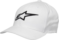 ALPINESTARS Ageless Curve Hat - White/Black - Large/XL 1017810102010LX