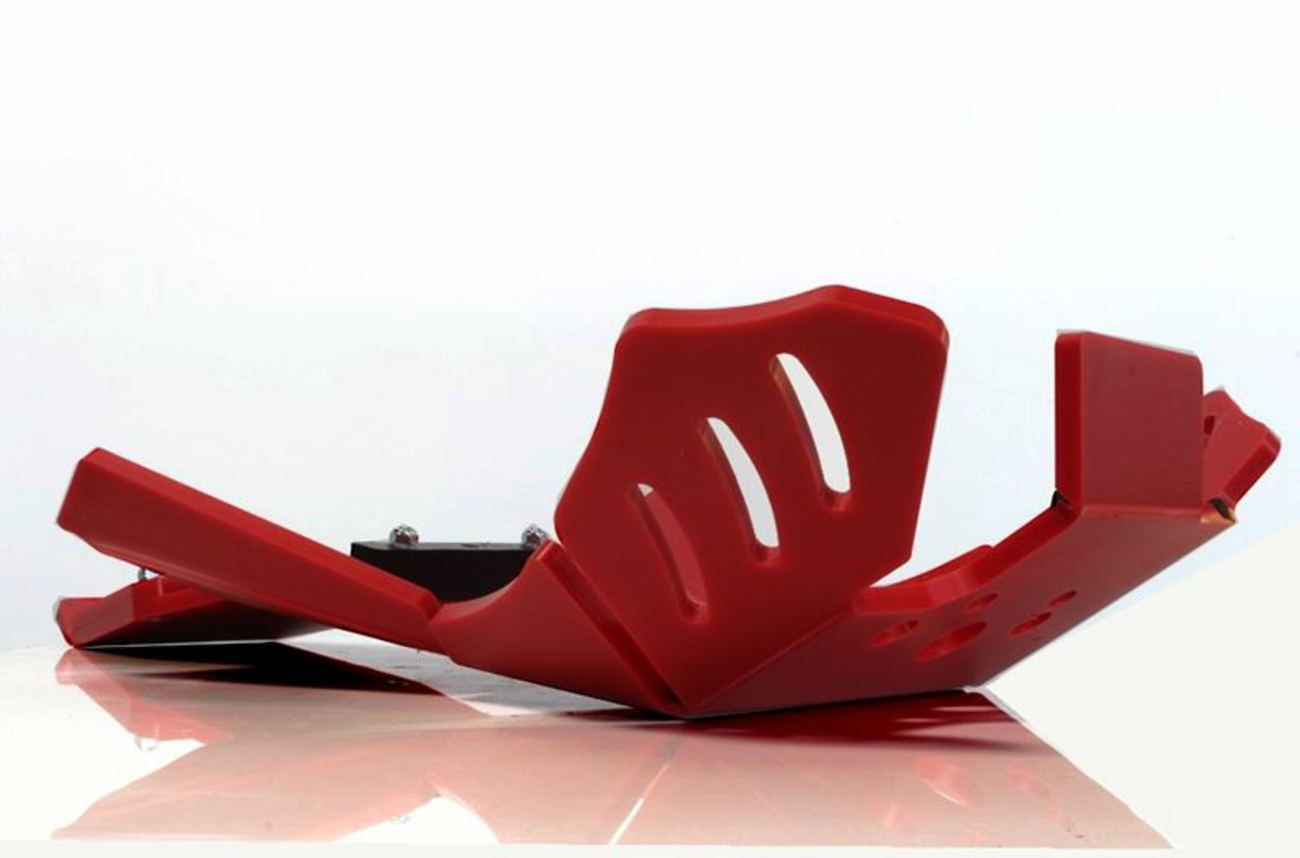 AXP RACING Xtrem Skid Plate - Red - Beta AX1551