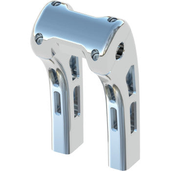 MAGNUM SHIELDING Ghost Risers - Clamp - 8" - Chrome 3R-0208