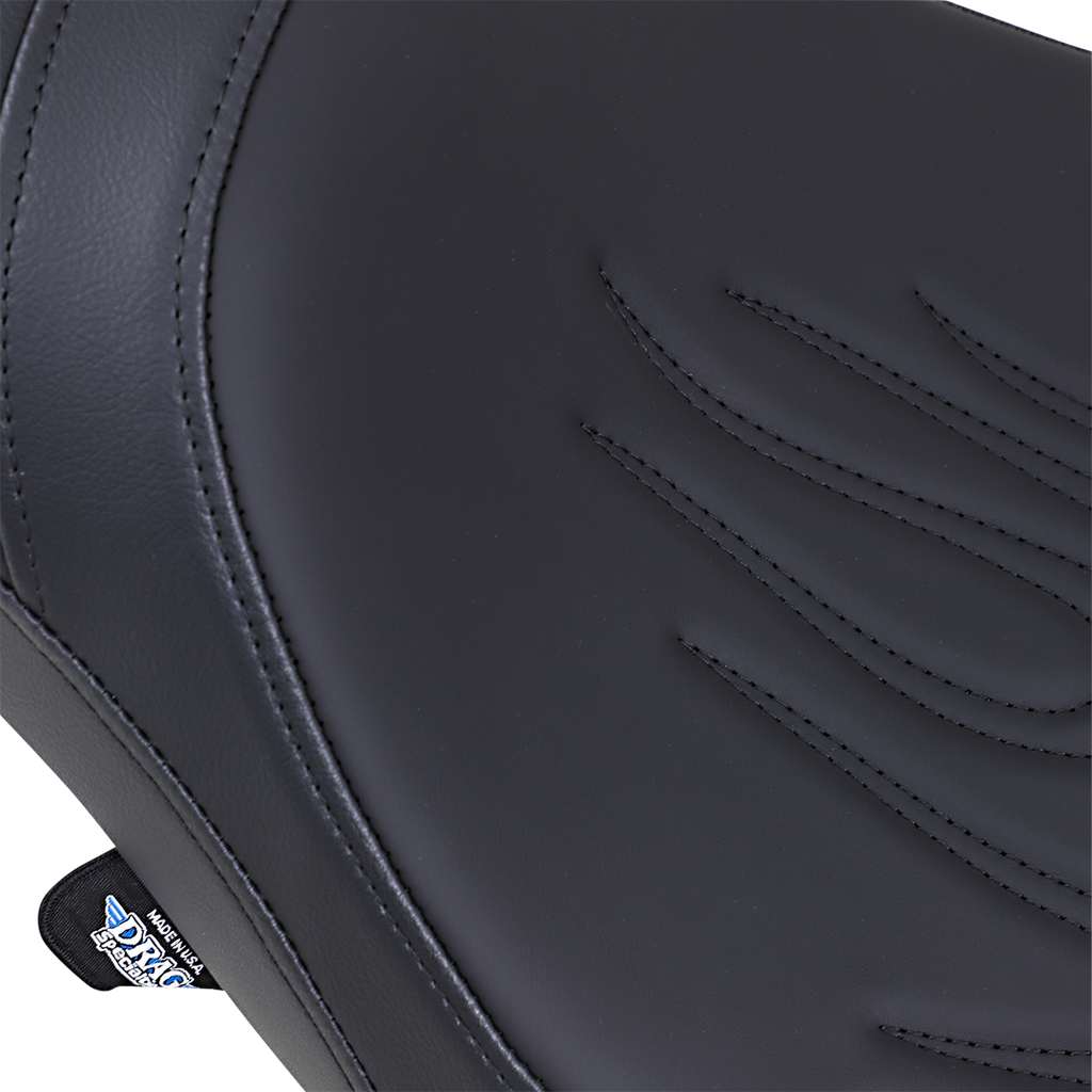 DRAG SPECIALTIES Predator Seat - Flame Stitched - Vegas 0810-1597