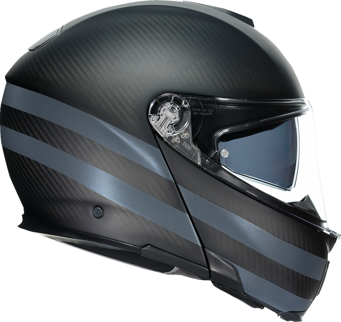 AGV SportModular Helmet - Dark Refractive - Carbon/Black - Large 211201O2IY01414
