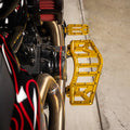 THRASHIN SUPPLY CO. Aggressor Brake Pedal - Gold - Touring TSC-2221-5