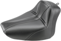 SADDLEMEN Dominator Solo Seat - Stitched - Black w/ Gray Stitching - FLS/FXS '00-'06 800-01-0042