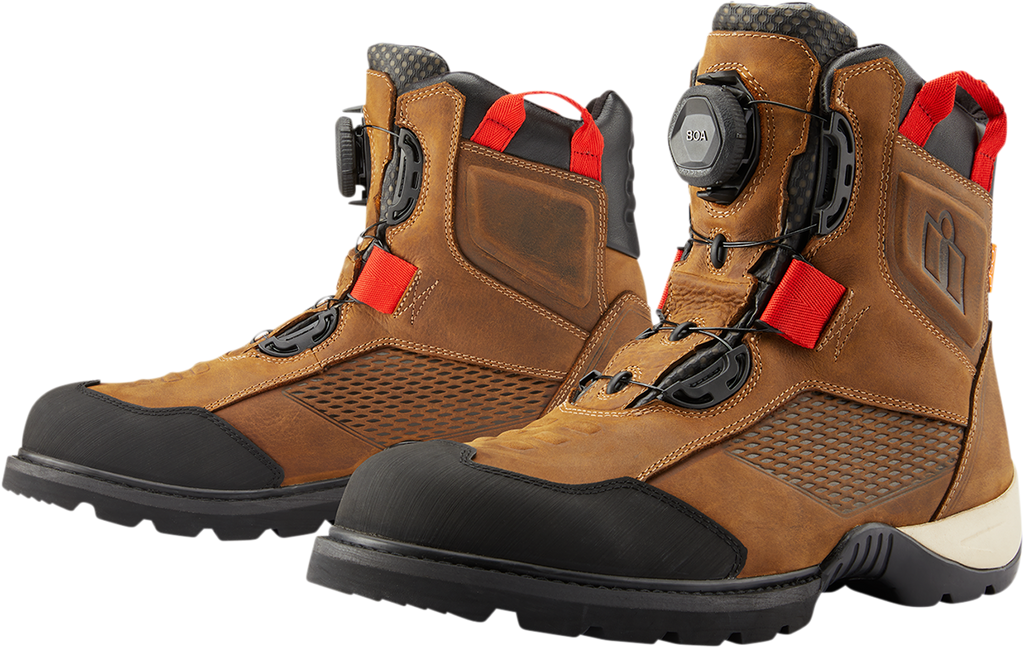ICON Stormhawk Boots - Brown - Size 13 3403-1171