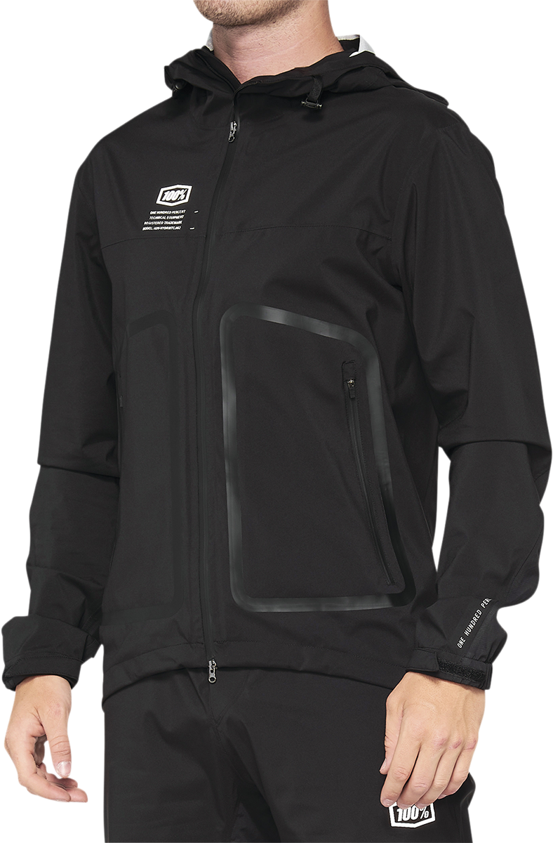 100% Hydromatic Jacket - Black - Large 40039-00002