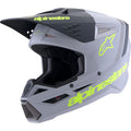 ALPINESTARS SM3 Helmet - Radium - Matte Gray/Black/Yellow Fluo - Medium 8300826-9510-M