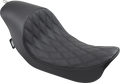 DRAG SPECIALTIES Seat - 3/4 Low Solo - Diamond Stitch - Black 0803-0543
