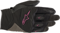 ALPINESTARS Women Stella Shore Gloves - Black/Fuchsia - Small 3516318-1039-S