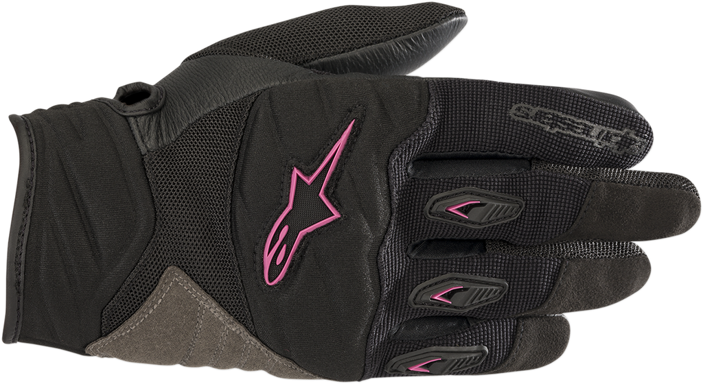 ALPINESTARS Women Stella Shore Gloves - Black/Fuchsia - XL 3516318-1039-XL