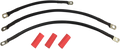 DRAG SPECIALTIES Black Battery Cable Set - '94-'09 Dyna F/04-05DYNA;9"/14"/15"CBL E25-0091B-T2